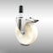Service Caster 5 Inch 316SS Nylon Wheel Swivel 1-1/4 Inch Expanding Stem Caster Lock Brake SCC SCC-SS316TTLEX20S514-NYS-114 - alternate 1